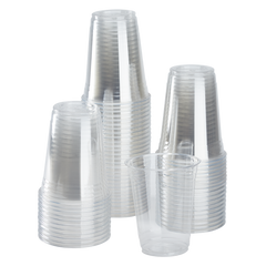 PET Clear Plastic Cups Disposable Cold Cups 1000 Pack