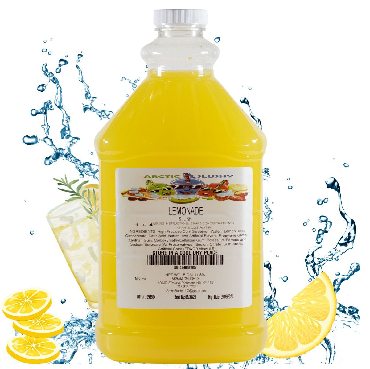 Arctic Slushy Frozen Slushie Mix (Lemonade)